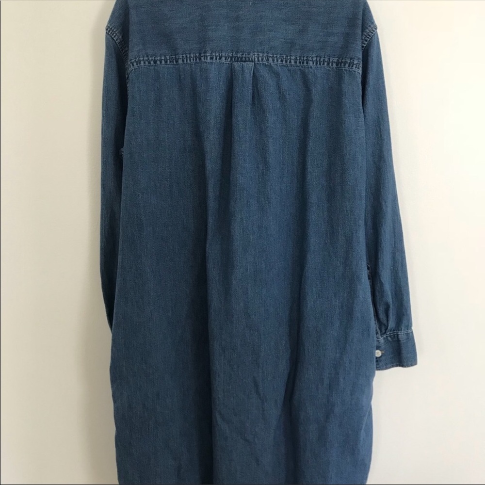 GAP denim button down dress size medium - Picture 2 of 6